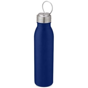 Borraccia sportiva Harper da 700 ml in acciaio inossidabile con anello in metallo