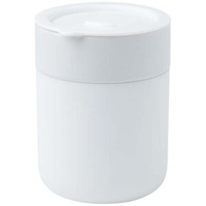 Bicchiere in ceramica con involucro in silicone e coperchio in plastica da 330 ml Java