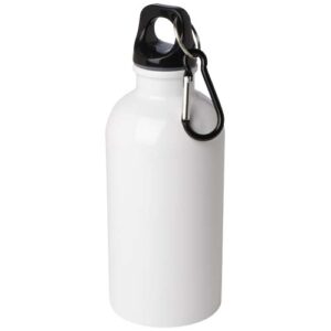Borraccia da 400 ml in acciaio inossidabile certificato RCS a parete singola con moschettone Oregon