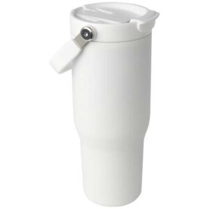 Bicchiere termico da 900 ml in acciaio inossidabile riciclato certificato RCS con sottovuoto in rame e coperchio a doppia funzione Bronx