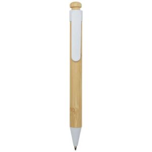 Penna a sfera in plastica riciclata e bambù Rattan