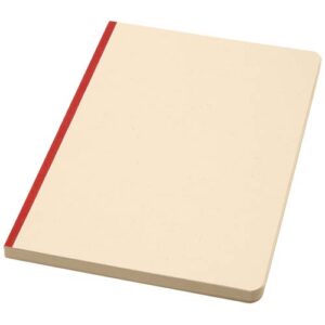 Blocco note formato A5 con copertina morbida in PET riciclato e carta a base di canna da zucchero Liliana