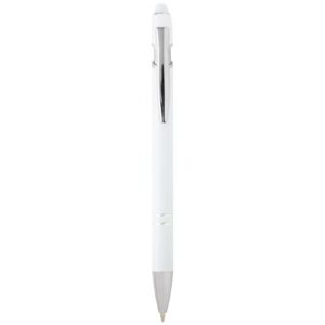 Penna a sfera con finitura argento Kish