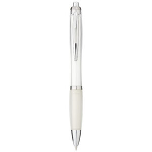 Penna a sfera con fusto e impugnatura colorati Nash (inchiostro blu)
