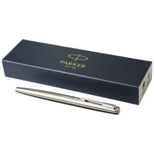 Parker penna stilografica Jotter in acciaio inossidabile (inchiostro blu)