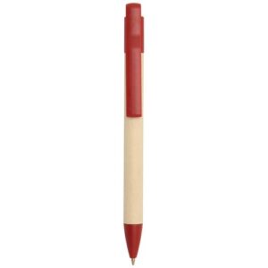 Penna a sfera in carta a base di canna da zucchero (inchiostro blu) Liliana