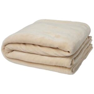 Coperta in sherpa riciclato certificato GRS Ashen