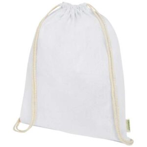 Zaino con cordoncino Orissa da 140 g/m² in cotone organico - 5L