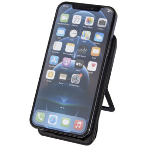 Stazione di ricarica in plastica riciclata da 10 W con supporto per telefono Loop