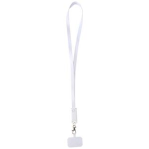 Lanyard per smartphone in plastica riciclata con cavo integrato per la sincronizzazione dati e la ricarica rapida 5 in 1 da 65 W Franz