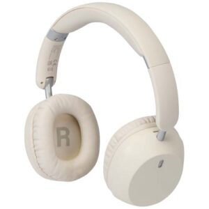 Cuffie over-ear pieghevoli in plastica riciclata con funzione ANC e ENC Hoggar