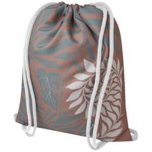Borsa con cordoncino in PET riciclato con stampa a sublimazione Clif