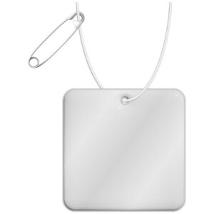 Gancio in PVC catarifrangente quadrato con catenella RFX™