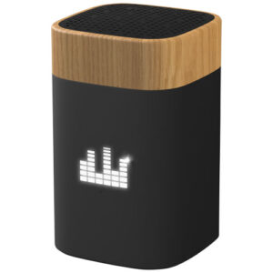 Speaker luminoso intelligente SCX.design S31 realizzato in legno