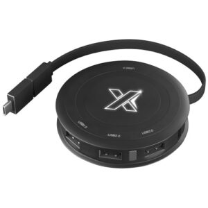Caricabatterie e hub wireless da 5 W SCX.design H16