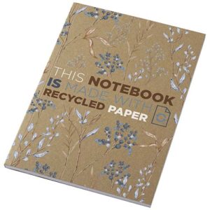 Blocco note formato A5 con copertina morbida in carta kraft riciclata e 50 fogli Novella Austen