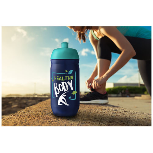 Drinking,Water,Concept.,Female,Runner,Tying,Her,Shoe,Next,To