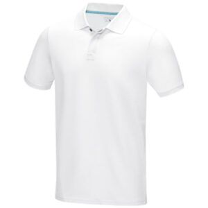 Polo Graphite a manica corta da uomo in tessuto organico