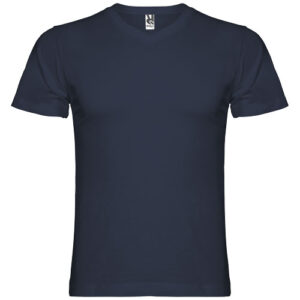 T-shirt a maniche corte con scollo a V da uomo Samoyedo